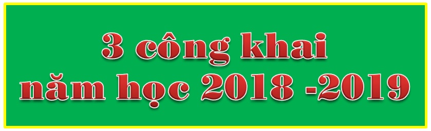 Trường mầm non Hoa Ban thực công khai năm học 2018 - 2019