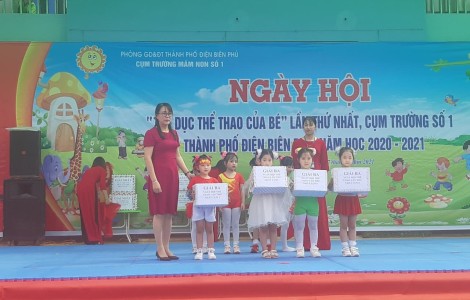 Hội thi "Ngày hộ thể dục thể thao của bé" lần thứ nhất, cụm trường số I TP Điện Biên Phủ - Năm học...